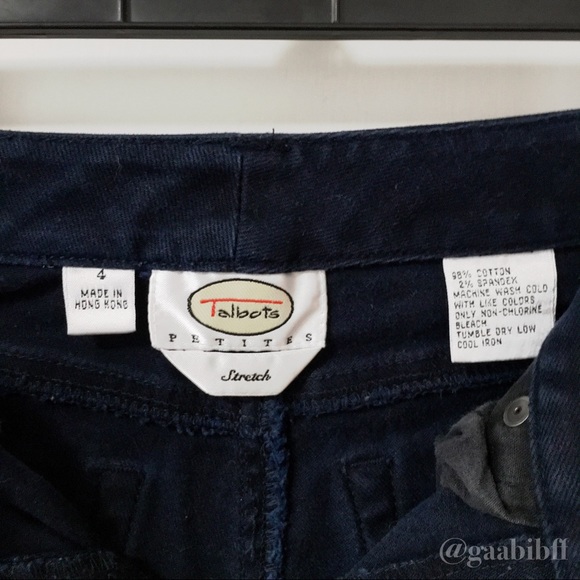 Talbots High Waist Jeans Petite Stretch Size 4 - Picture 4 of 6
